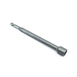 Benchmark Abrasives 6" Power Magnetic Screwdriver Magnetic Nut Setter Wrench Socket Bit Adapter, Quick-Change Hex Shank, Works with All Types of Impact and Rotary Drivers (7/16" x 6")