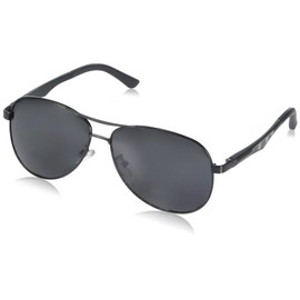 SOUTHPOLE 5070SP Modern Vented Lens UV400 Protective Aviator Pilot Sunglasses. Cool Gifts for Men, 59 mm, Black & Grey