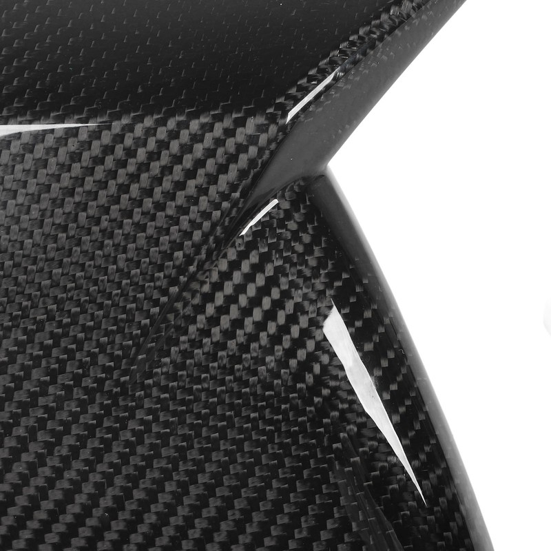 1 Pair Carbon Fiber Mirror Covers Ox Horn Style Car