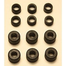 High Performance 6 Rear + 6 Front Tires for Tyco 440x2 Mattel HPX2 Tyco 440 Slot Cars 12 Tires Perfect Made