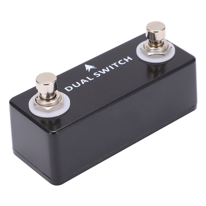 Guitar Foot Switch Pedal Dual Footswitch Tap Momentary Lock Free