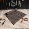 Rolling Bag for Wrenches and Tools, 16 oz Waxed Canvas,