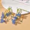 Stocking Stuffers Acrylic Beaded Earrings Creative Multi-layer Hand Woven Flower
