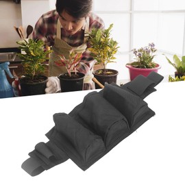 Cleaning Tool Waist Belt Bag, Oxford Fabric Adjustable Belt Cleaning Tool Apron Efficient Cleaning Convenient Use Sorting Storage (Black)