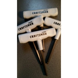 Craftsman NOS Craftsman T-Handle Hex Key, Made in USA, 8mm Ball End Standard, 46425