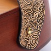 NOELAMOUR Guitar Strap, Floral Pattern, PU Leather, Cute, Stylish, Electric