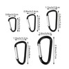 SWATOM Aluminum Carabiner Clip Snap Hook Keyring 1.5/1.9/2.2/2.4/2.8 Inch Carabiners