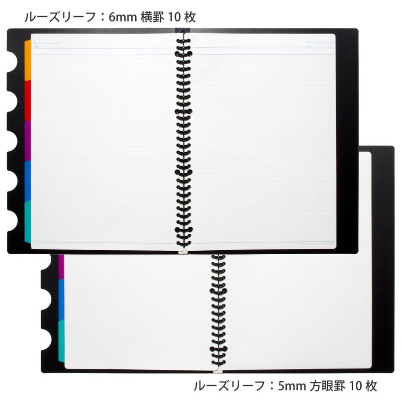 Maruman F483A Loose Leaf Binder A4 Five Chart, 30 Holes,