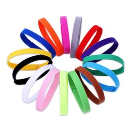 BREEZO Puppy ID Collars, 15 Colors Whelping Puppies ID Bands, Double-Sided Soft Adjustable Pet Dog Cat Collars (S-20cm)
