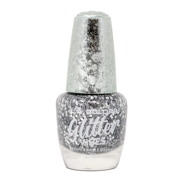L.A. COLORS Highkey Glitter Vibes Nail Polish 0.44 Fl Oz