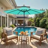 MEWAY 11ft Patio Umbrella Market Table Umbrella with Crank and