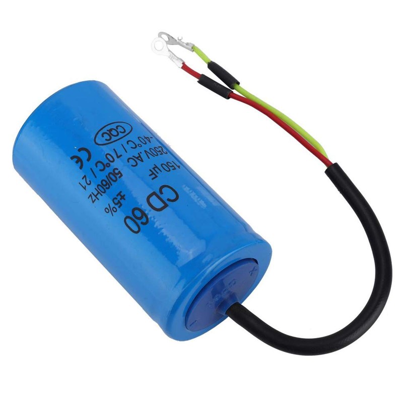 CD60 600uF Motor Start Capacitors with Wire Lead 250V AC