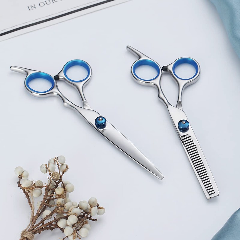 Kyraton Hair Cutting Scissors 2 Pack Professional Thinning Scissors for
