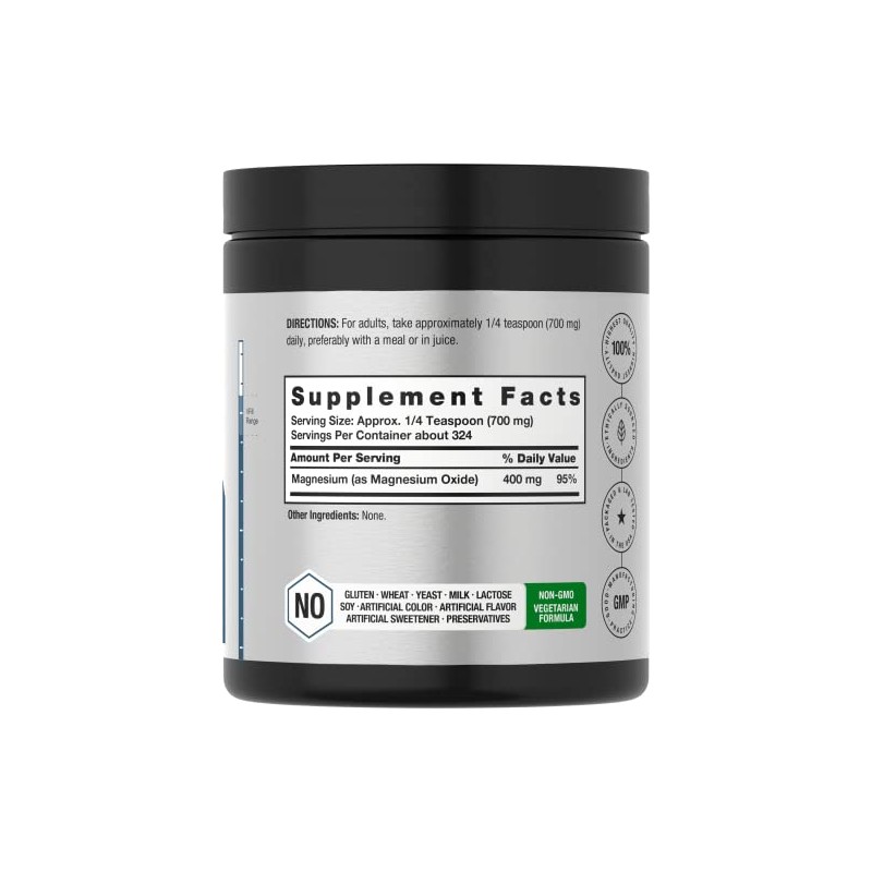 Horbäach Polvo de óxido de magnesio | 400 mg |