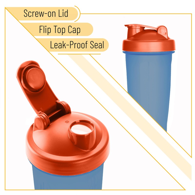 Mr. Pen- Shaker Bottles for Protein Mixes, 28 oz, Protein