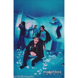 Matchbox 20 Poster Matchbox20 Twenty MatchboxTwenty Band Shot Blue