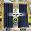 NICETOWN Gazebo Curtains Outdoor Waterproof & Windproof 95 inch Length