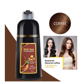 MEIDU Lot Of 4 Bottles Hair Dye Shampoo – 3-in-1 Permanent Color Mix Lot