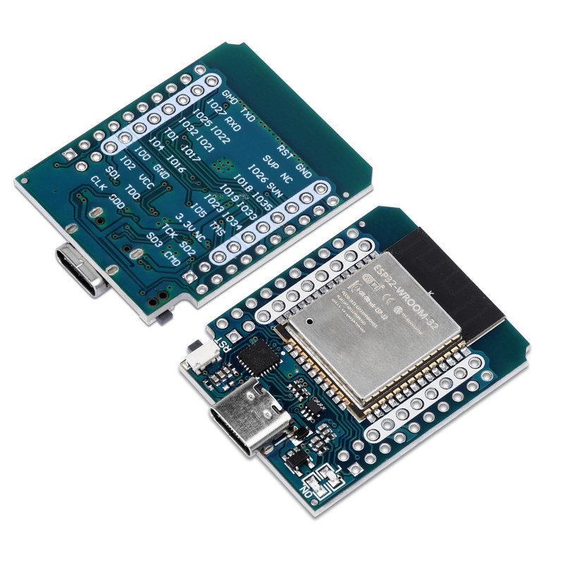 Pack of 5 Mini ESP32 USB C ESP32 Wroom NodeMCU