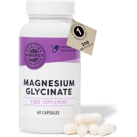Vimergy Magnesium Glycinate Mineral Supplement – Trial Size 30 Servings – Supports Energy & Reduces Fatigue – Tummy-Friendly Magnesium Supplement – Turmeric & Ginger – Gluten Free Non-GMO Keto/Paleo