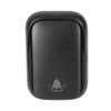 Black Self Powered Wireless Doorbell No Wiring Punching Outdoor Welcome