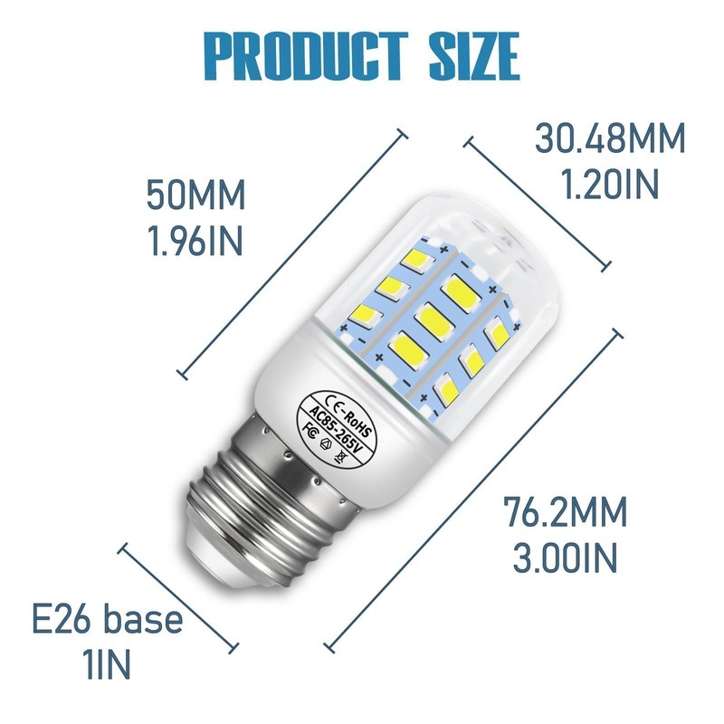 WISINY KEI D34L 5304511738 LED Light Compatible for Frigidaire Refrigerator