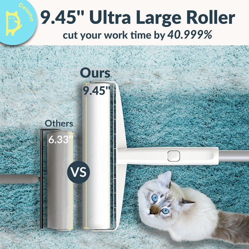 Lint Roller Refills (6 Pack, 540 Sheets) – DELOMO 9.45