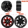 1.9 Beadlock wheels aluminium alloy，1.9 wheels Three color and style