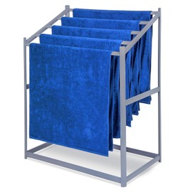 Coast Modern Pool Towel Rack – Choose Your Color - Outdoor & Indoor 5 Beach Towel PVC Drying Rack