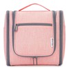 Travel toiletry bag for hanging, Pink (Large)