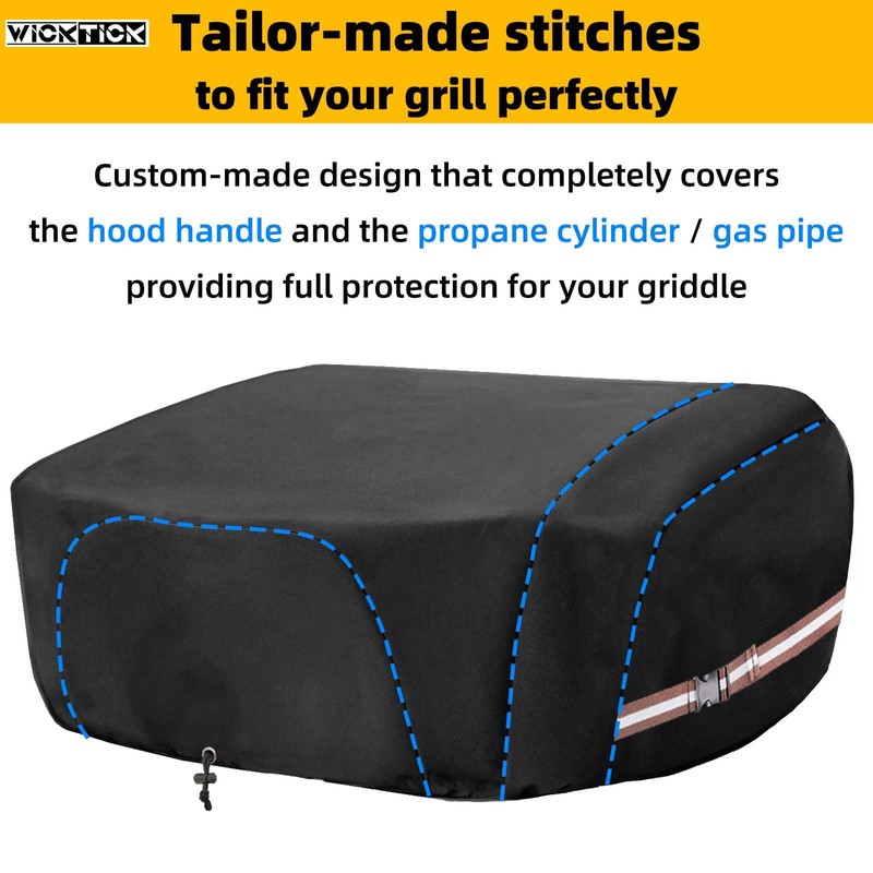 WICKTICK Griddle Cover for Blackstone 17 inch Tabletop Griddle with