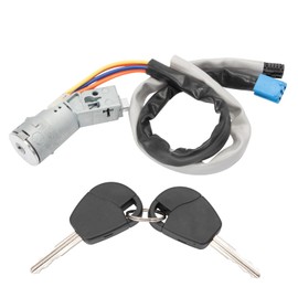 Konuooer Neiman Steering Wheel Lock Start Switch Ignition Switch with 2 Keys Compatible with Peugeot Partner for Citroen Berlingo 4162CF 4162CH