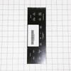 WB27T11511 for GE Specific Models Range Faceplate Overlay 191D7792P001