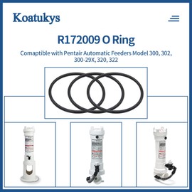 Koatukys 3 PCS R172009 O-283 O-Ring Replacement Compatible with Pentair Rainbow Chlorinator Model 300 and 320 Automatic Pool and Spa Chlorinator Lid