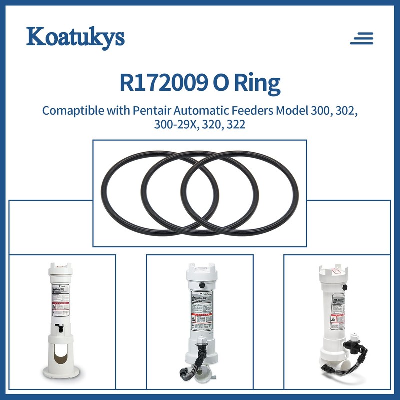 Koatukys 3 PCS R172009 O-283 O-Ring Replacement Compatible with Pentair