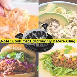 Pro Chicken Shredder, 10" Visible Cooked Chicken Shredder Tool Twist, Large Meat Shredder Machine - Easy Grip Handles, Dishwasher Safe, Anti-Slip, BPA Free Chicken shredders for Kitchen