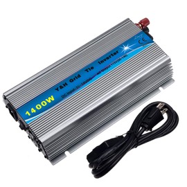Y&H 1400W Grid Tie Inverter Stackable MPPT Pure Sine Wave DC30-45V Solar Input AC110/120V Power Output fit for 24V 36V PV Panel【Voc34-46V】