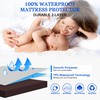 Sufdari King Size Mattress Protector,Waterproof Mattress Protector,Fitted Sheet Style Mattress