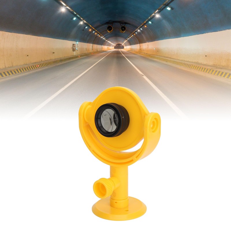 MUNEFE Total Station Reflector, Surveying Mini Prism, All Metal Single