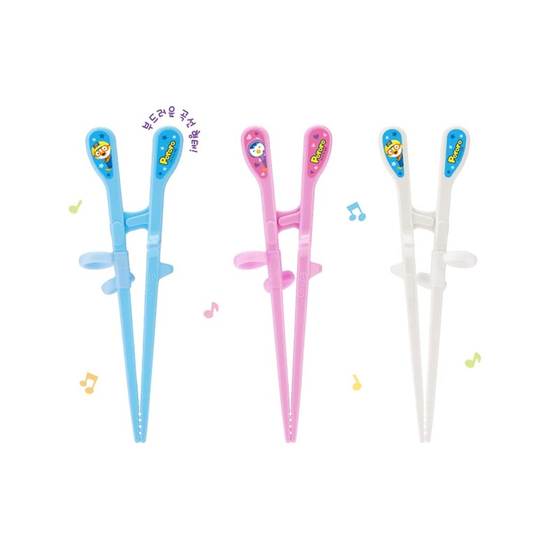 Pororo Edison Training Chopsticks for Left Handed Children 2nd Step