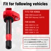 CarBole UF242 Ignition Coils and Iridium Spark Plug Set Fit