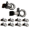 SU LIFE 10 set Bow Metal Shackles Screw Pin Anchor