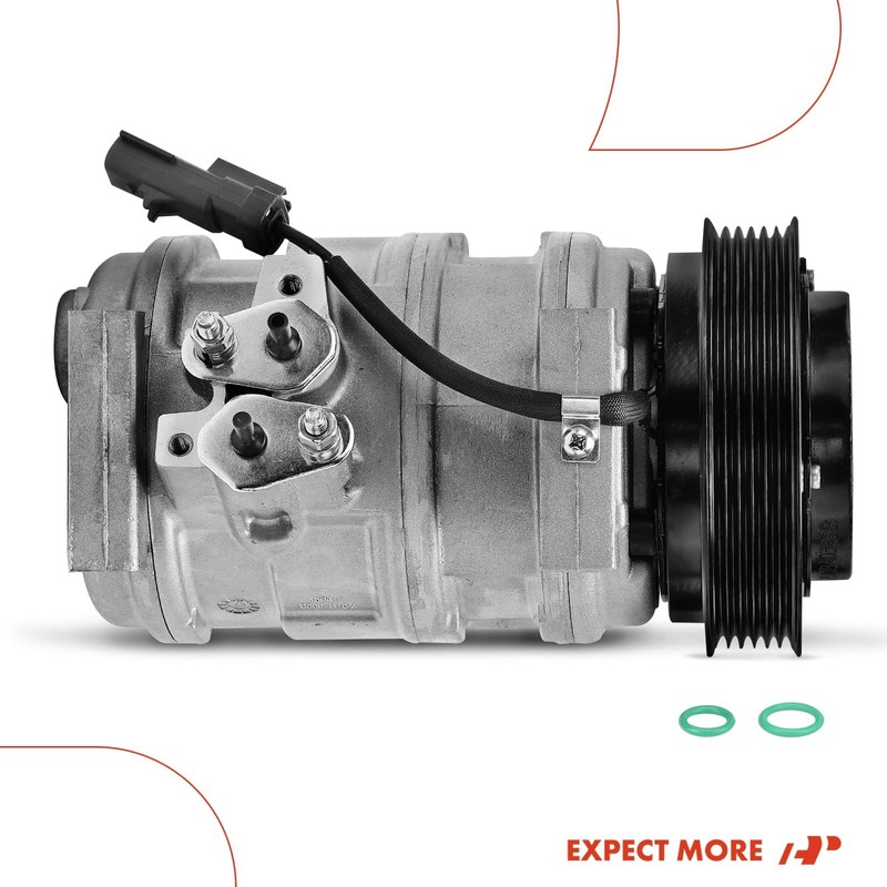 A-Premium A/C Compressor with Clutch Compatible with Jeep Liberty 2.8L