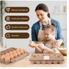 DecarDamai 100 Pack Dozen Egg Cartons Bulk 12 Count For
