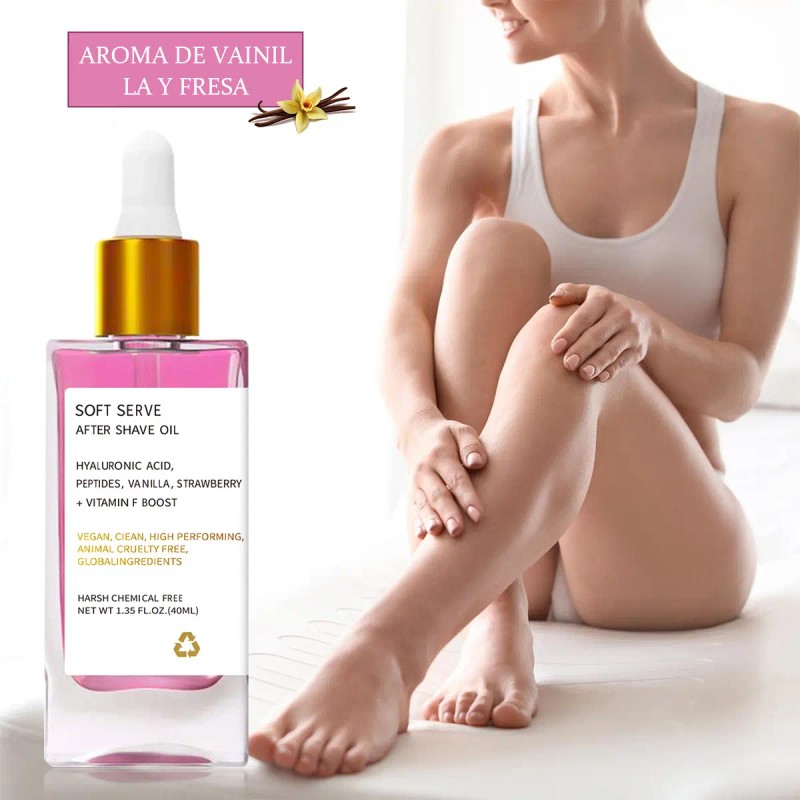 Aceite Para Después Del Afeitado Aroma A Fresa Y Vainilla