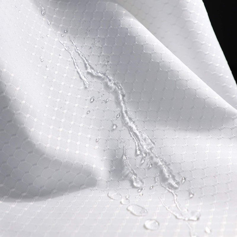 EurCross White Extra Long Shower Curtains 180 x 220cm Drop,
