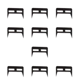 B Baosity 10 Pieces Pinch Dogs Woodworking,Wood Clamps,Assembly Clamping Tools Carpenter Nails Square Back Tapered Legs for Woodworking
