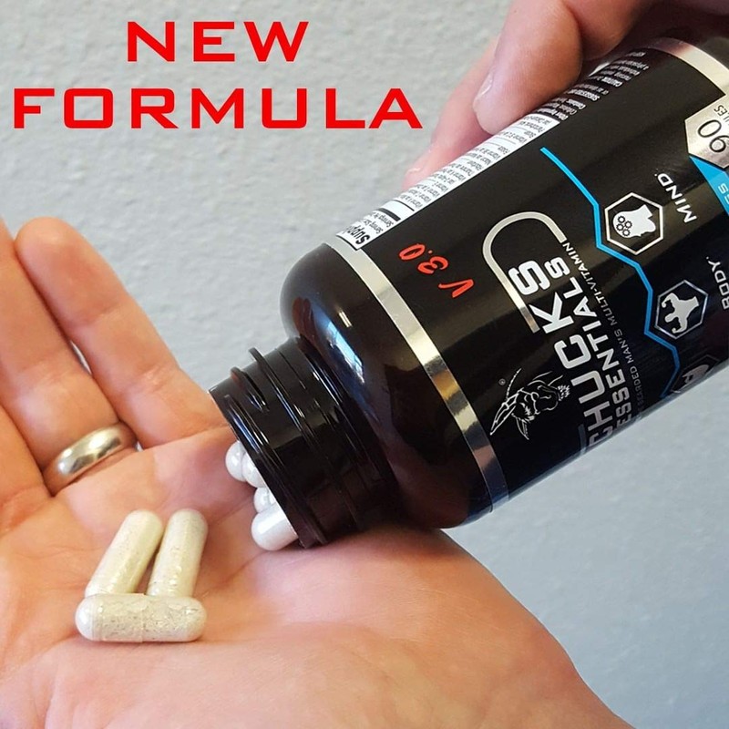 Chucks Essentials - The Bearded Mans Multivitamin, for Faster Growing