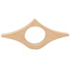 Marcapáginas para lectura, sujetalibros de madera con diseño ergonómico, portátil