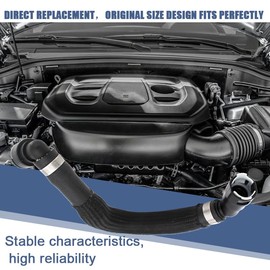 HVAC Heater Hose 68199254AB 68199254AA Connector compatible with 2014-2018 JEEP CHEROKEE 2.4L and compatible with Chrysler 200 2015-2017